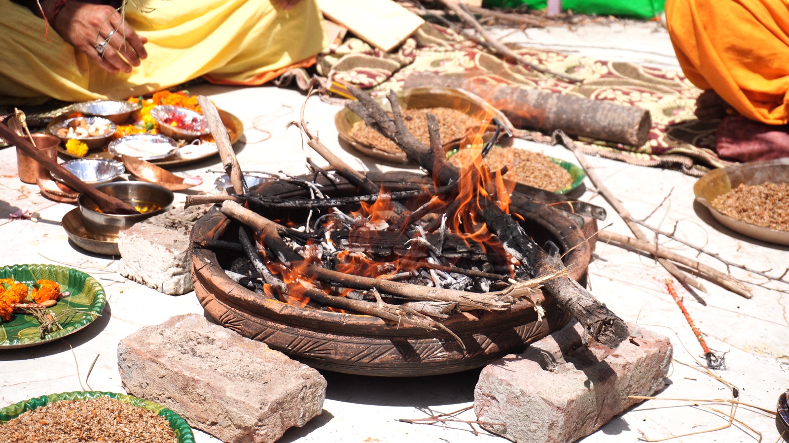 The hawan ceremony