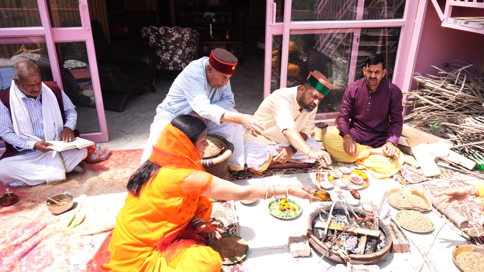 The hawan ceremony