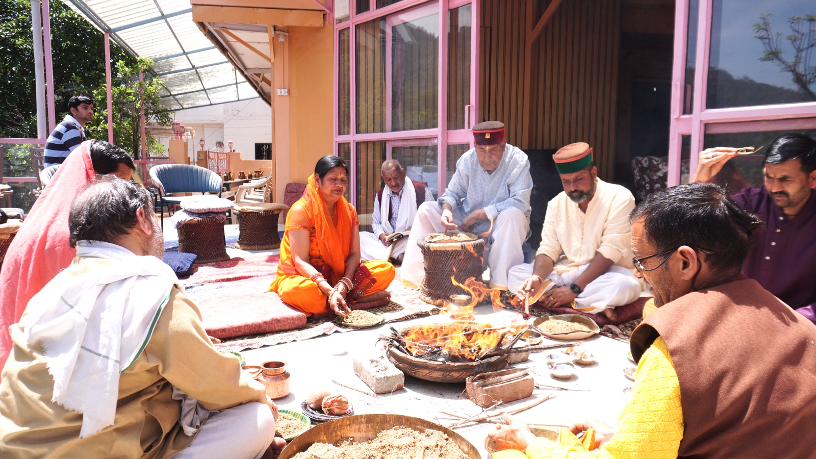 The hawan ceremony