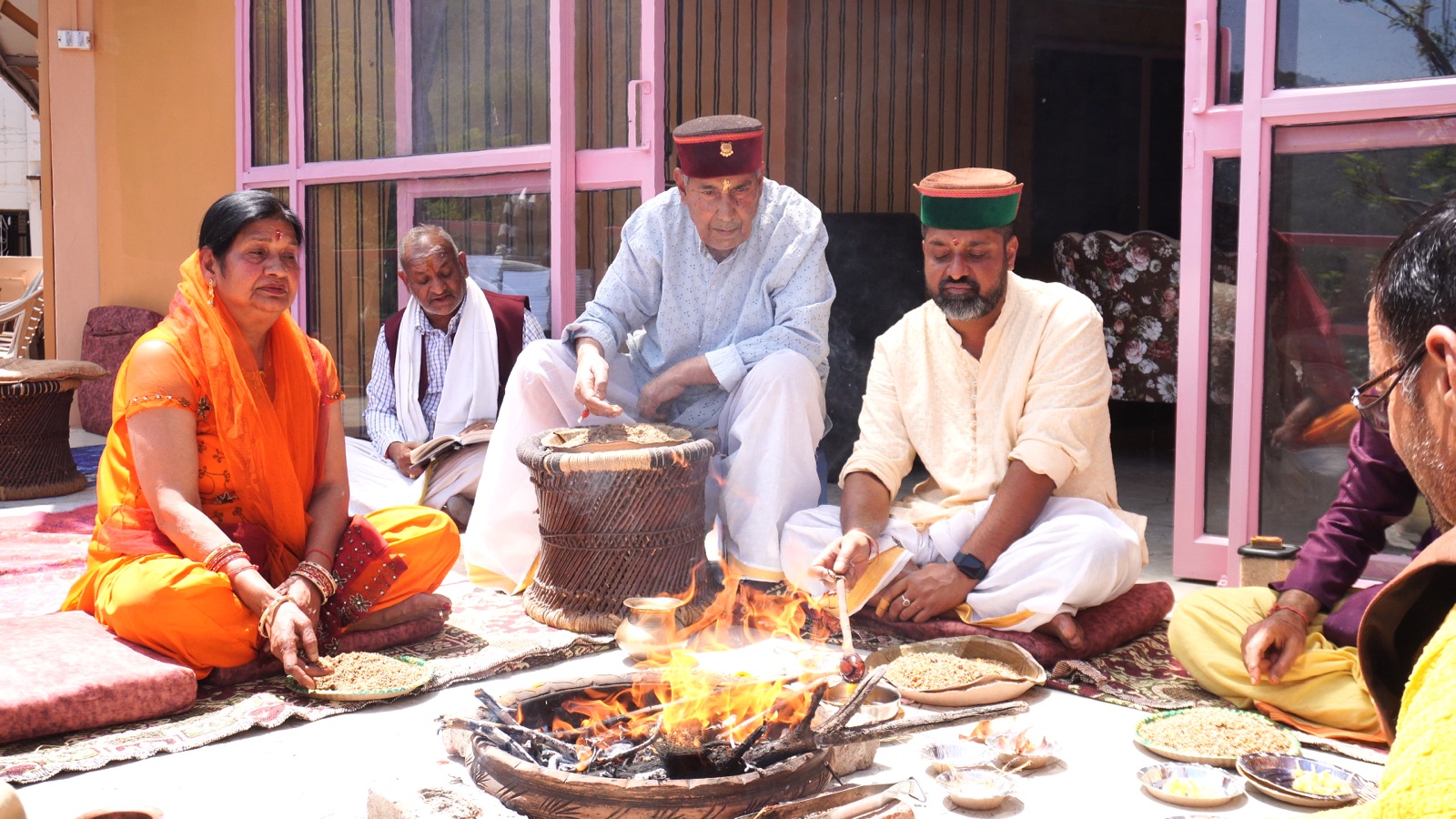 The hawan ceremony