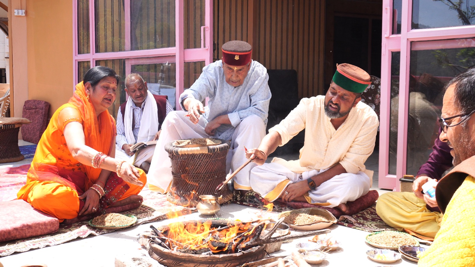 The hawan ceremony